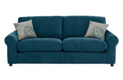 HOME Tessa Large Fabric Sofa - Teal